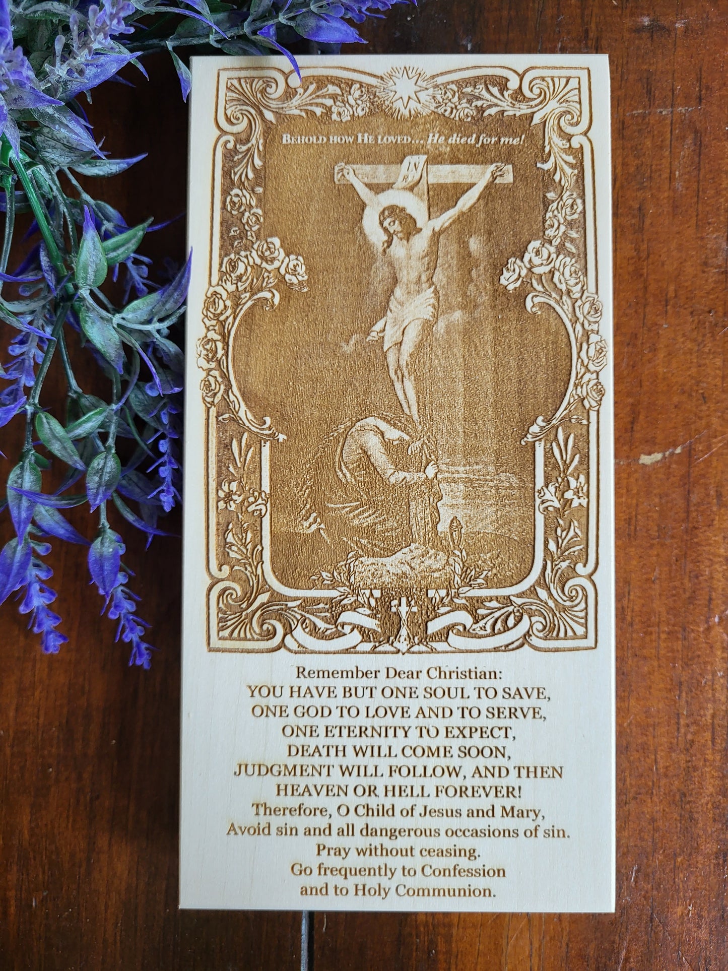 Remember Dear Christian - Corpus Christi Engraving