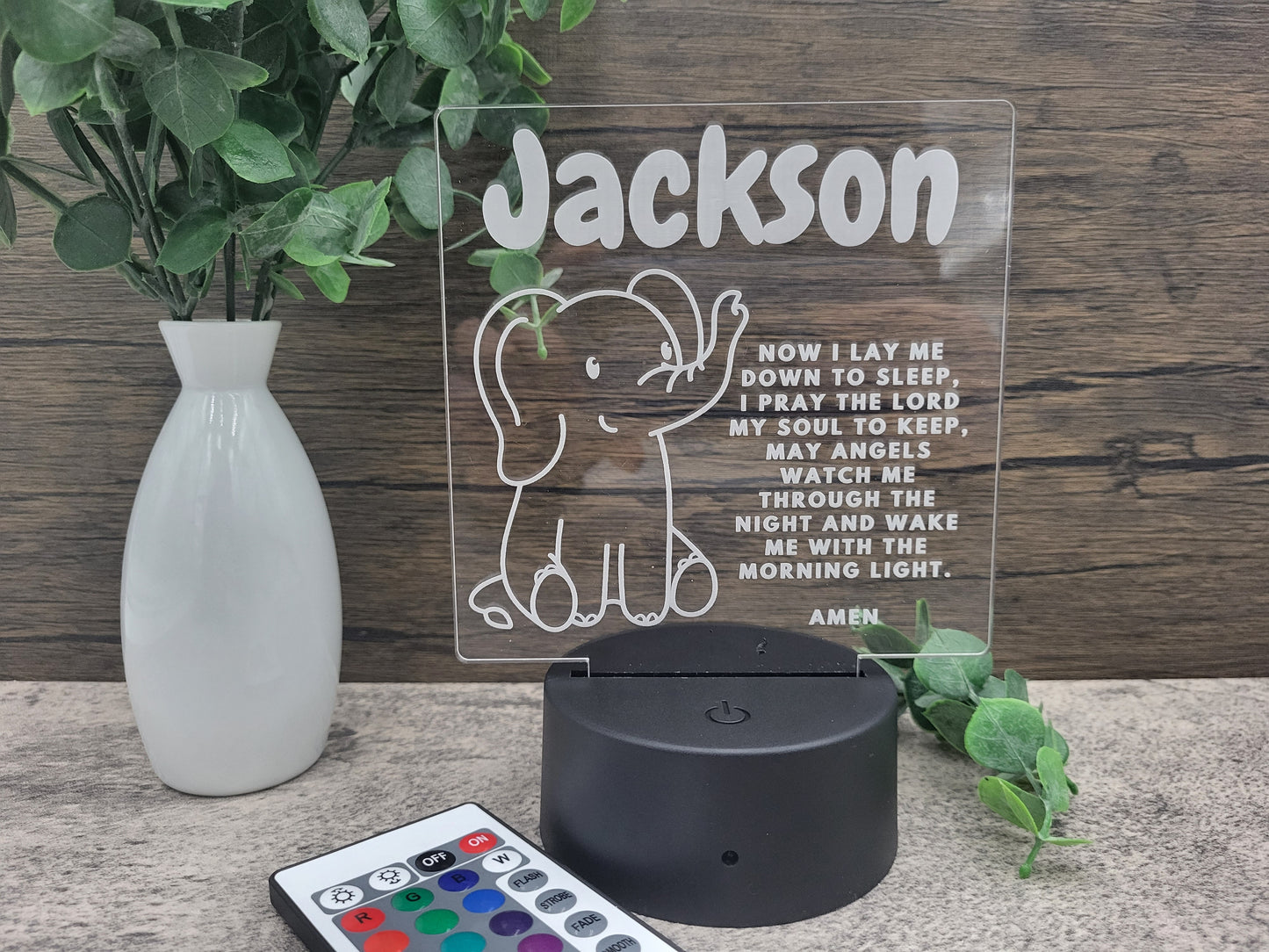 Engraved Night Light - CREATE YOUR OWN