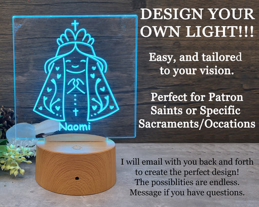 Engraved Night Light - CREATE YOUR OWN